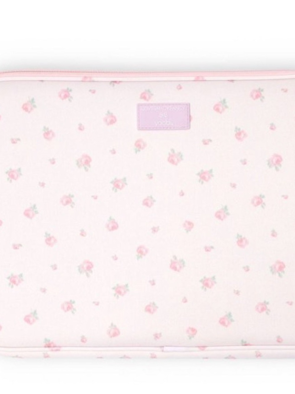 Love Shack Fancy Yoobi Pink Rose Laptop Case - Picture 2 of 2